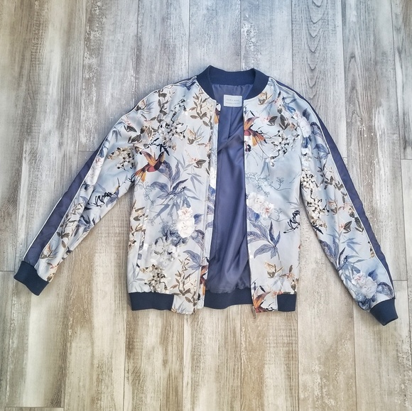 zara floral jacket mens